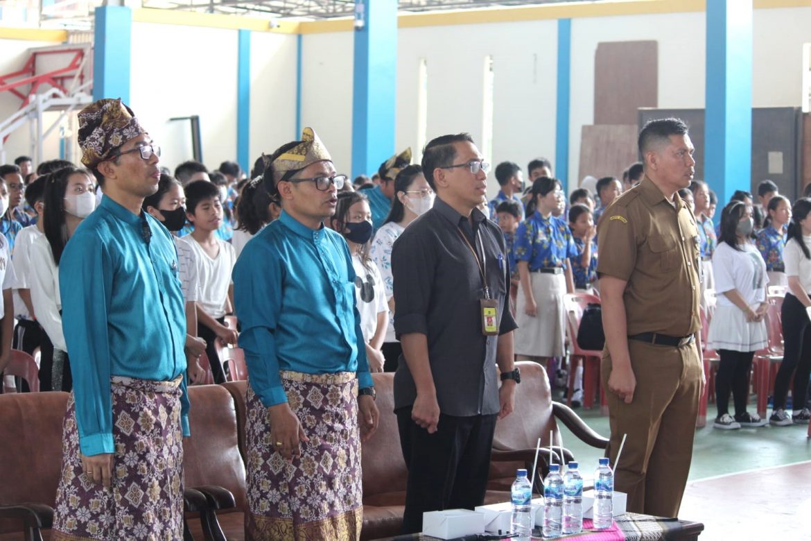 kadis hadir di SMP Yos